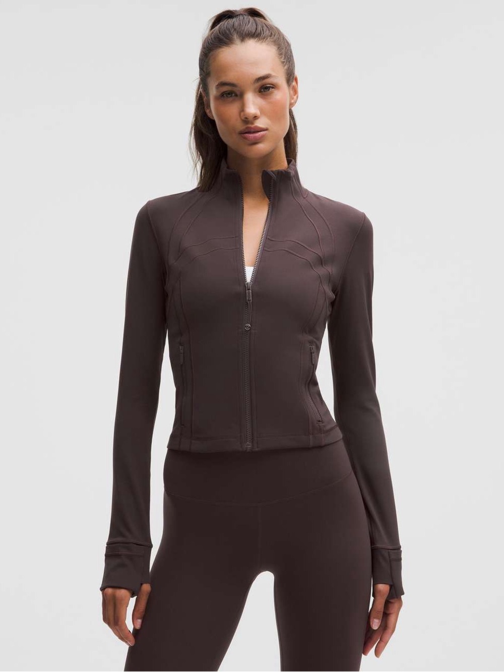 lululemon Define Cropped Jacket Sequoia Brown 6